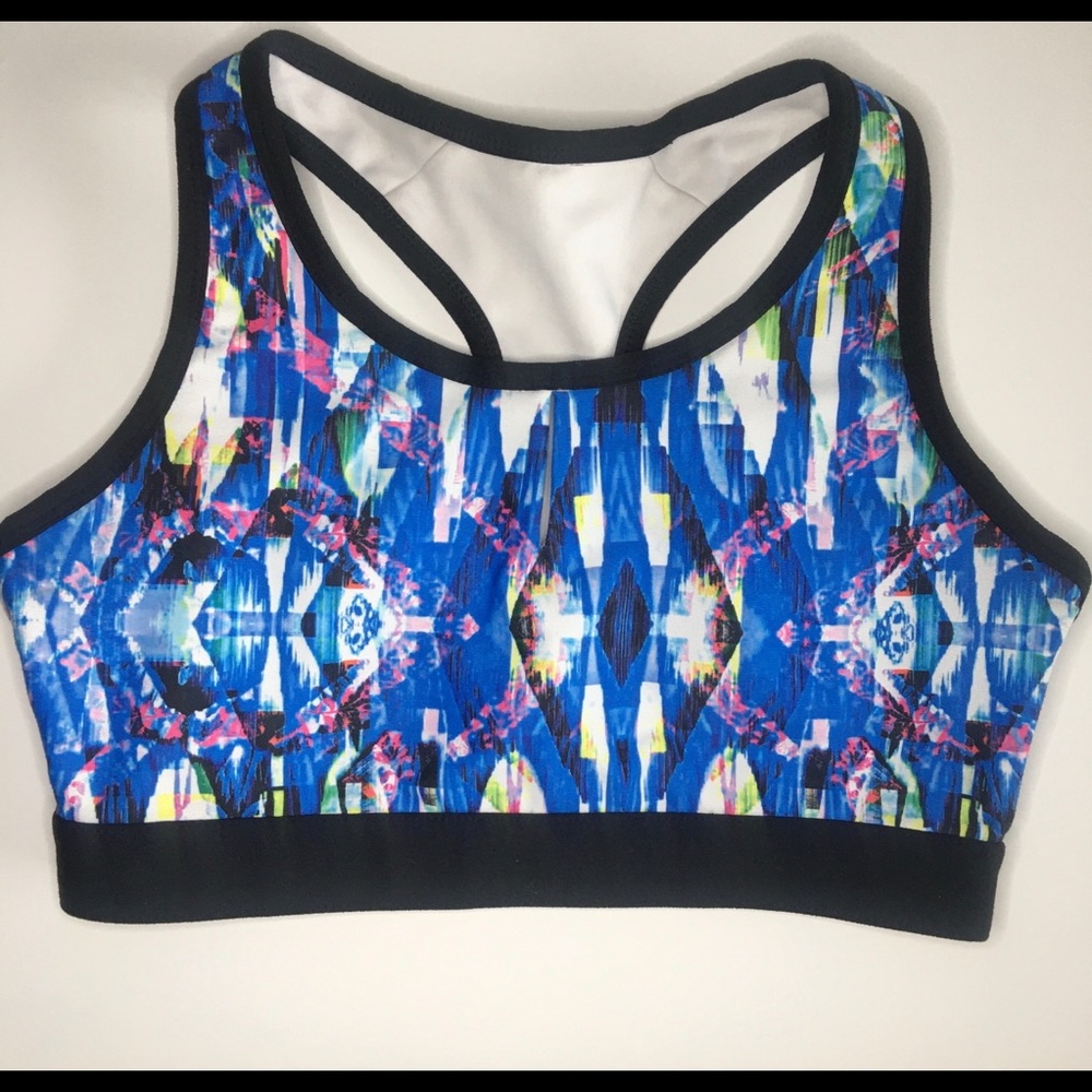 Fabletics Medium Impact Multicolored Sports Bra - image 1